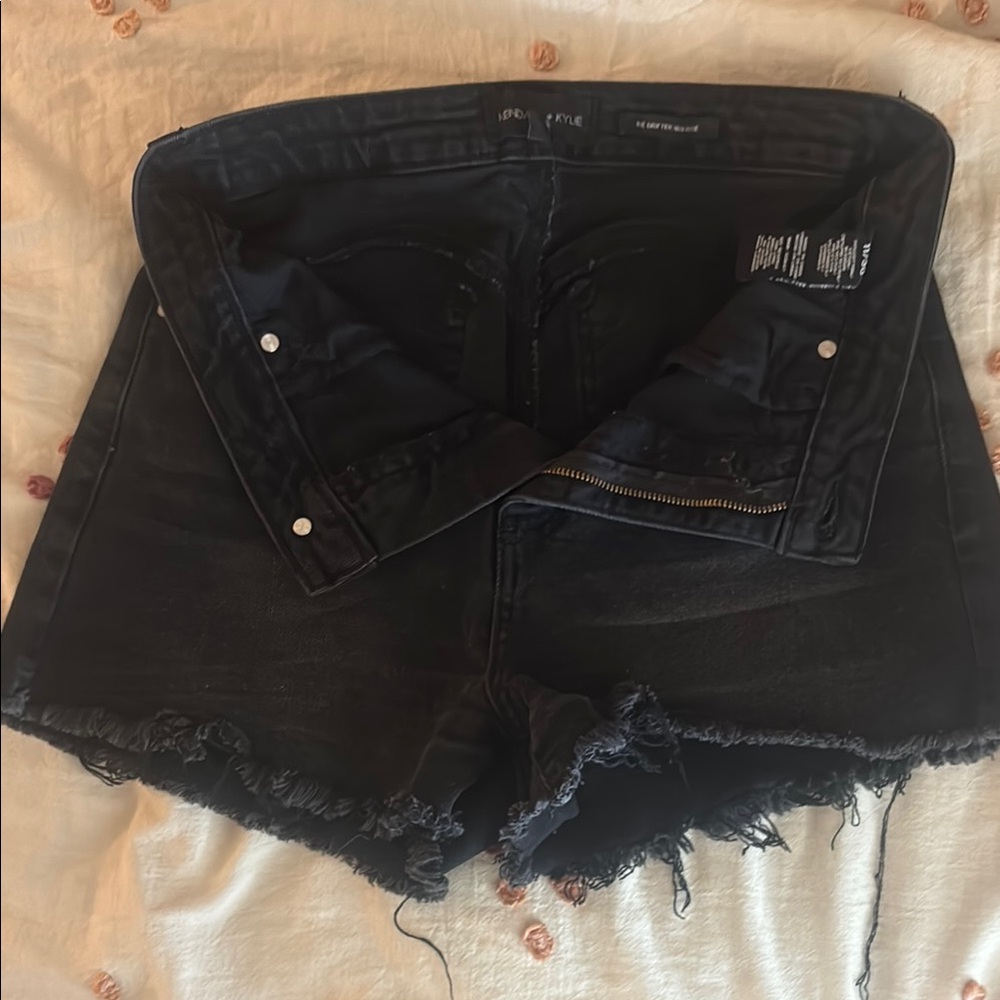 Kendall & Kylie Black High Waist Shorts